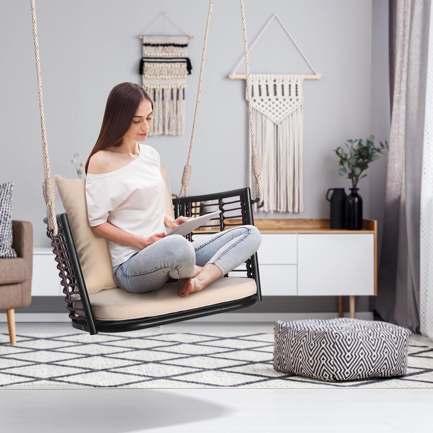 Hanging Seat Swing for Outdoors