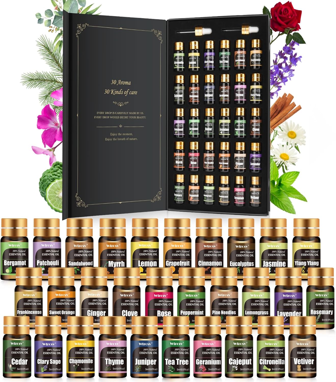 Essential Oils Aromatherapy Set