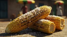 corn, coconut