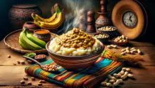 Matoke – Steamed Mashed Green Bananas